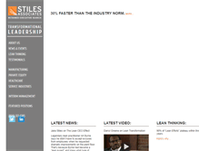 Tablet Screenshot of leanexecs.com